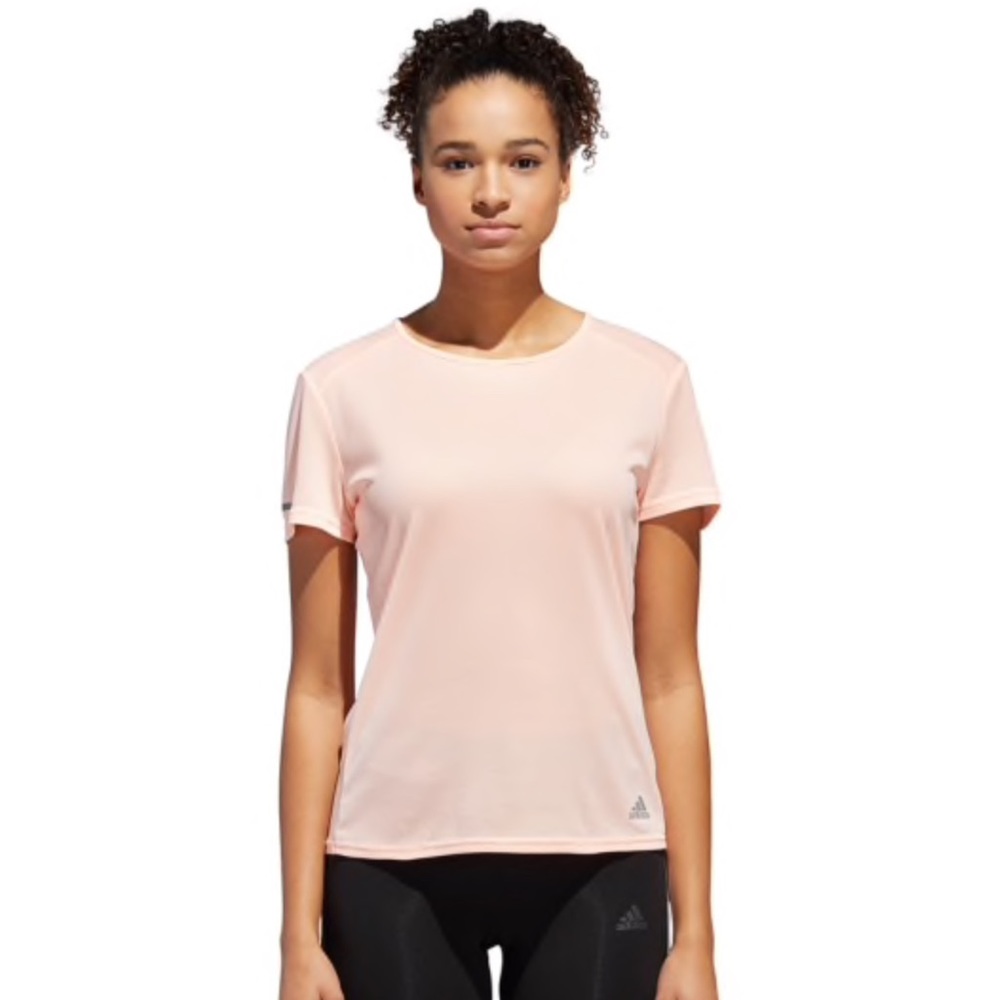 NWT adidas Pink Sequencials Run Short Sleeve T-Shirt